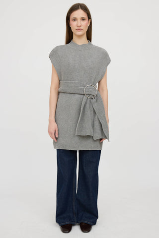 Dries Van NotenMock Neck Sweater Dress