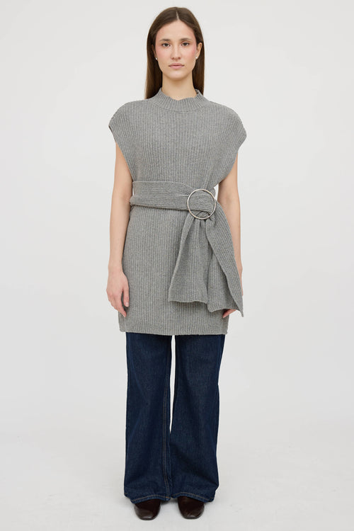 Dries Van NotenMock Neck Sweater Dress