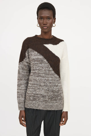 Dries Van NotenIntarsia Knit Sweater
