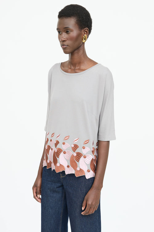 Dries Van Noten Cotton Embroidered T-Shirt