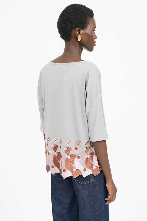 Dries Van Noten Cotton Embroidered T-Shirt