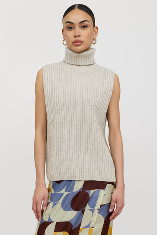 Dries Van Noten Wool Ribbed Knit Turtleneck