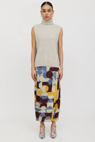 Dries Van Noten Wool Ribbed Knit Turtleneck