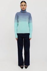 Dries Van Noten Wool Striped Turtleneck Sweater