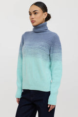 Dries Van Noten Wool Striped Turtleneck Sweater