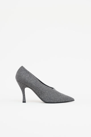 Dries Van Noten Woollen Stiletto Heel