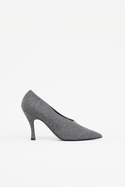 Dries Van Noten Woollen Stiletto Heel