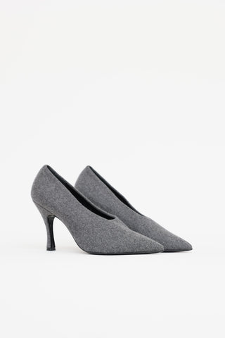 Dries Van Noten Woollen Stiletto Heel