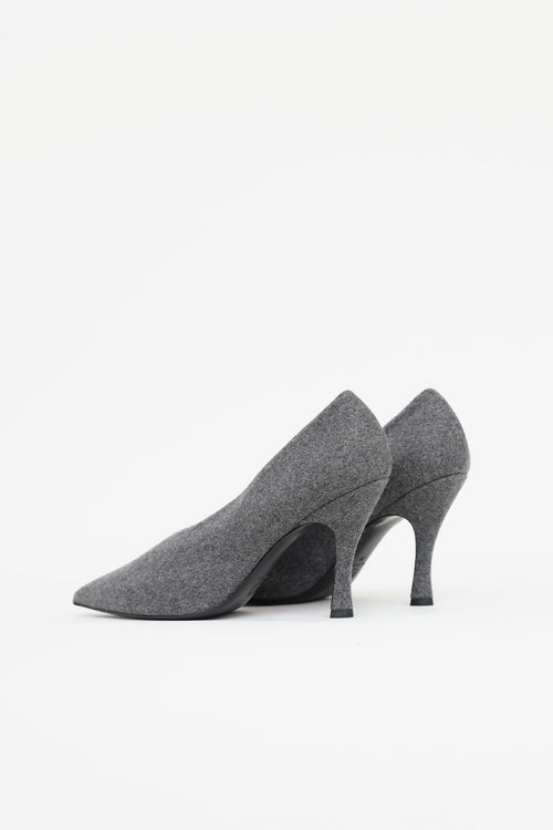Dries Van Noten Woollen Stiletto Heel