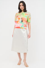 Dries Van Noten Jette Dyed Short Sleeve Sweater