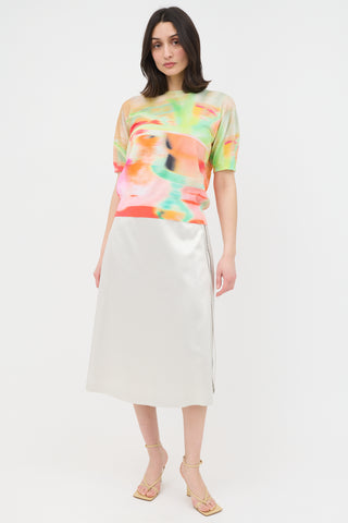 Dries Van Noten Jette Dyed Short Sleeve Sweater