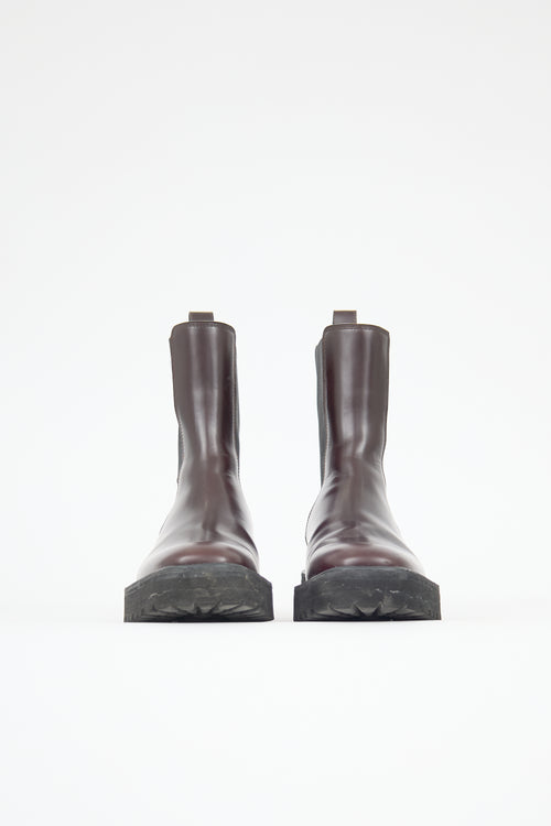 Dries Van Noten Leather Chelsea Boot