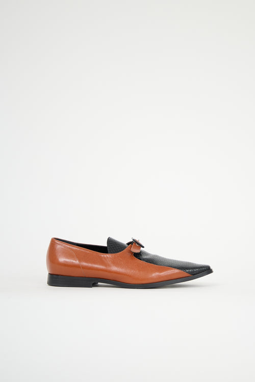 Dries Van Noten Leather Monk Strap Loafer