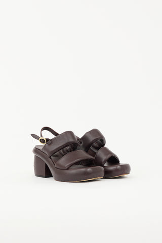 Dries Van Noten Padded Leather Sandal