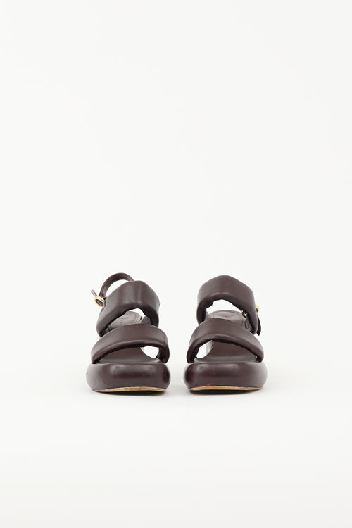 Dries Van Noten Padded Leather Sandal