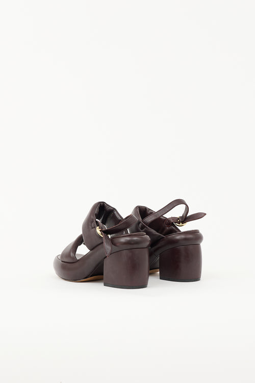 Dries Van Noten Padded Leather Sandal