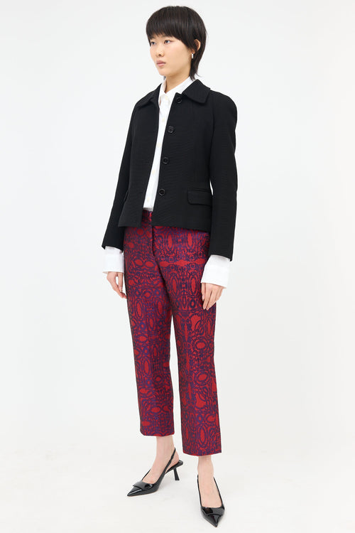 Metallic Brocade Pant