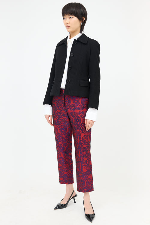 Dries Van Noten Metallic Brocade Pant