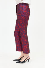 Dries Van Noten Metallic Brocade Pant