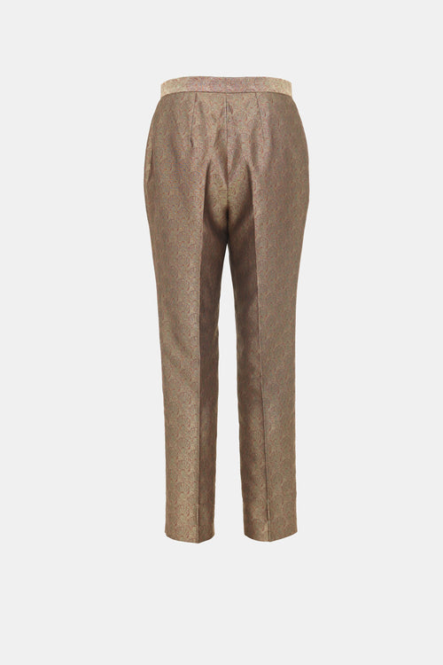 Dries Van Noten Metallic Brocade Trouser