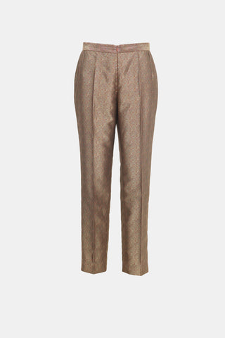 Dries Van Noten Metallic Brocade Trouser