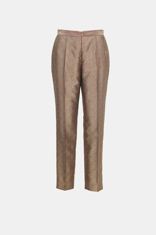 Dries Van Noten Metallic Brocade Trouser