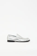 Dries Van Noten Metallic Leather Loafer