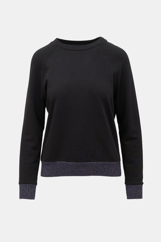 Dries Van Noten Metallic Trim Sweatshirt