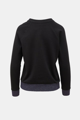Dries Van Noten Metallic Trim Sweatshirt