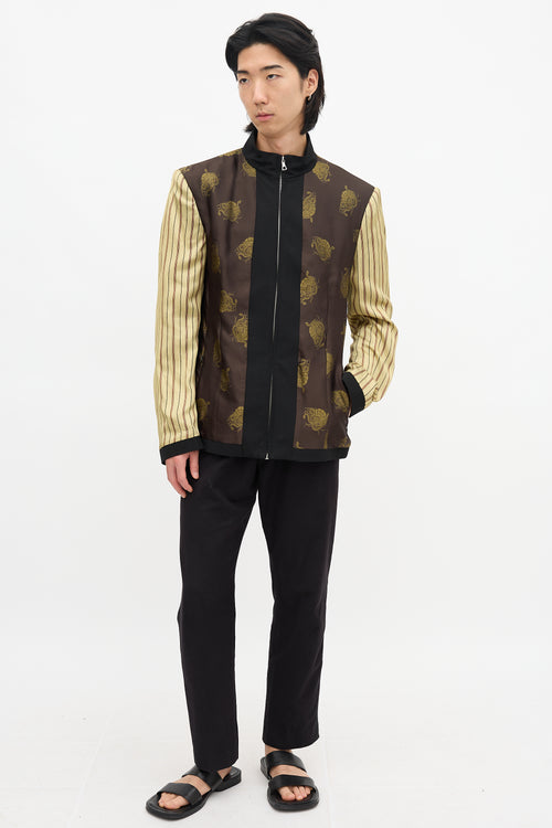 Dries Van Noten Mixed Pattern Jacket
