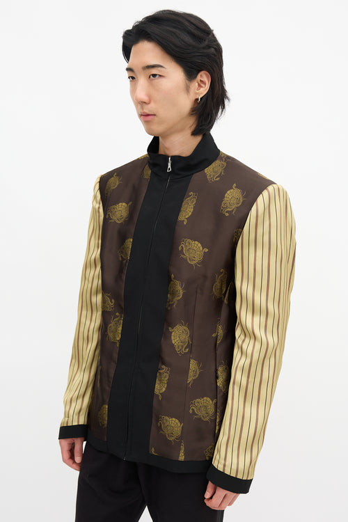 Dries Van Noten Mixed Pattern Jacket