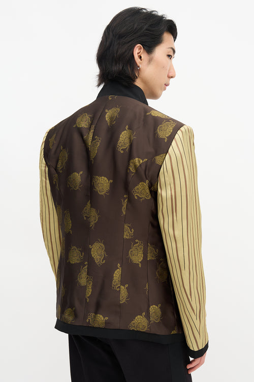 Dries Van Noten Mixed Pattern Jacket