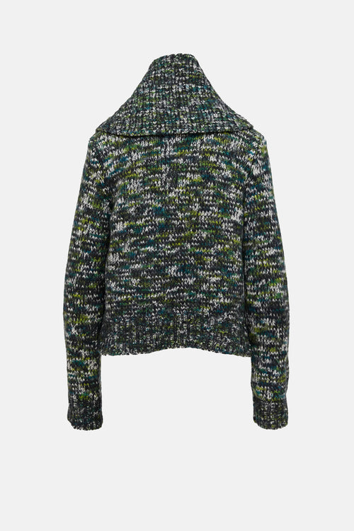 Dries Van Noten Knit Button Up Sweater