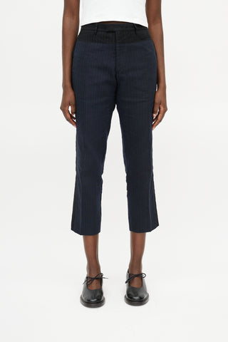 Dior // Navy Wool & Blue Pocket Detail Trouser – VSP Consignment