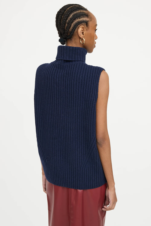 Dries Van Noten Wool Turtleneck Vest