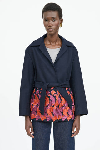 Dries Van Noten Wool Embroidered Coat