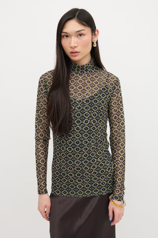 Dries Van Noten Mesh Hoyser Top