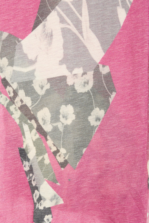 Dries Van Noten Wool Knit Floral Scarf