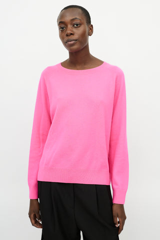 Dries Van Noten Pink Cashmere Knit Sweater