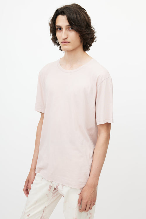 Dries Van Noten Pink Oversized T-Shirt