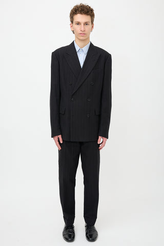 Dries Van Noten Pinstripe Two Piece Suit