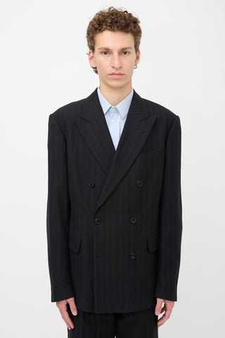 Dries Van Noten Pinstripe Two Piece Suit