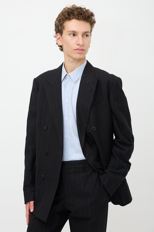 Dries Van Noten Pinstripe Two Piece Suit