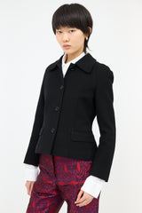 Dries Van Noten Pique Cotton Jacket