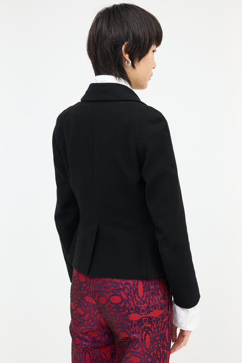 Dries Van Noten Pique Cotton Jacket