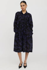 Dries Van Noten Pleated Beaded Dress