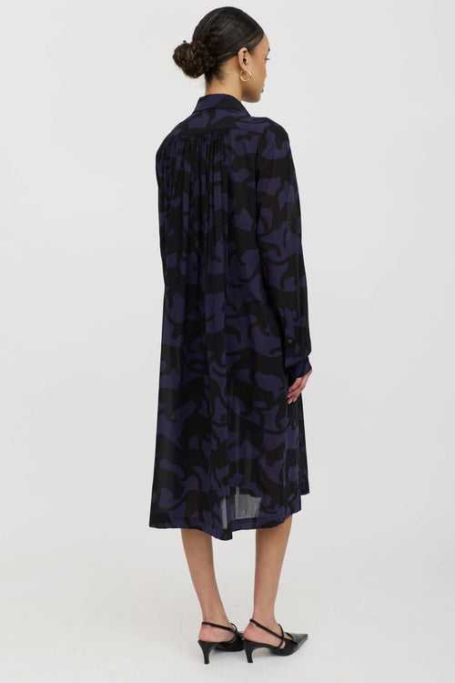 Dries Van Noten Pleated Beaded Dress