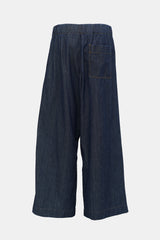 Dries Van Noten Denim Wide Leg Pant