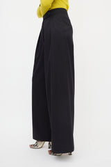 Dries Van Noten Pleated Wide Leg Trouser