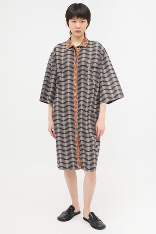 Dries Van Noten Printed Shirt Dress